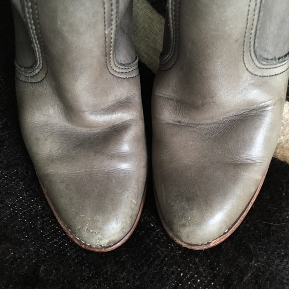 *SALE* Gun Metal Gray Braided Stacked Boot - Picture 4 of 6